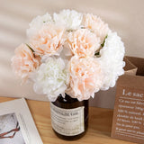 Popxstar 5pcs Artificial Silk Peonies Flowers Pink Bouquet Pretty Autumn Scenes Arrangement Peony Fake Flower Wedding Home Decor Cheap