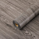 40x300cm Self-Adhesive Wood Grain PVC Stickers Thickened Waterproof Floor Wall Decals for Indoor Home Decor Easy Peel Stick