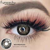 Popxstar  2pcs New Colored Contact Lenses Fashion Yearly Gray Eyes Lenses Natural Blue Eye Lenses Green Pupils Makeup Eyes Lens
