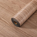 40x300cm Self-Adhesive Wood Grain PVC Stickers Thickened Waterproof Floor Wall Decals for Indoor Home Decor Easy Peel Stick
