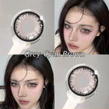 2pcs Hot Sale Natural Color Contact Lenses for Eyes Myopia Degree Korean Lenses Beauty Grey Eye Contacts Lens