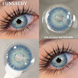 Popxstar  Fashion Colorcon Contact Lenses for Eyes Blue/Green/Brown Natural Lenses 1pair Yearly Cosmetics Pupils Color Eyes Lens