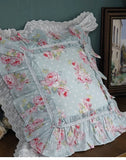 1 Piece Decorative Pillowcases Ruffle Design Pillow Cover Rustic Lace Pillowcase Bed Princess Throw Pillow Case