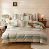 3pc  100% Cotton Printed Duvet Cover Set Includes One Duvet Cover and Two Pillowcases It's Soft Skin-friendly Cotton Bedding