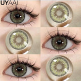 Color Contact Lens Natural Pupils Green Lens Makeup Colored Pupils Gray Contact Lenses Brown Cosmetics Natural Pupils