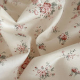 Popxstar  100% Cotton Pastoral Floral Print Ruffles Bow Princess Bedding Set Queen King Duvet Cover Set Bed Sheet/Fitted Sheet Pillowcases