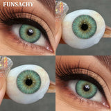 Popxstar  1 Pair Colored Contact Lenses for Eyes Green Beauty Pupils Brown Fashion Lenses High Quality Blue Eye Contacts Yearly
