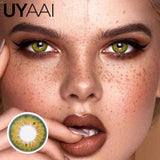 Color 1 Pair Contact Lenses with Natural High Color Saturation & Defined Edge, Soft Age-Reducing Ambience