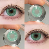 Popxstar  1 Pair Color Contact Lenses For Eyes Natural Gray Blue Beautiful Pupil Soft Natural Accessories Yearly Cosmetic Pupils