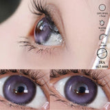 Popxstar 1 Pair Colorcon Korean Colored Contact Lenses with Degree Myopia Lenses Anime Accessories Pink Lenses Cosplay Lenses