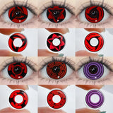 Corlor Contact Lenses Anime Pupil 6months 1pair Halloween Cute Eye Lenses