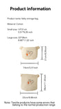 Popxstar INS Cute Baby Diaper Storage Bag Baby Supplies Toys Clothes Storage Bag Cotton Embroidery Multifunctional Mommy Storage Basket