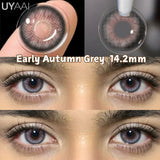 1 Pair Blue Eye Color Lens y2k Korean Fashion Colorcon Brown Natural Color Eye Contacts Black Lenses Green Pupils Gray Len