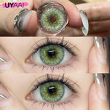 Color Contact Lenses with Container Tweezers Green Color Eye Lenses Blue y2k Colorcon High Quality Brown Natural Lenses