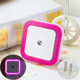 Popxstar Wireless LED Night Light Sensor Lighting Mini EU/US Plug Night Lights For Children Room Bedroom Living Room Decoration Lighting
