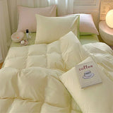 100% Cotton Duvet Cover Set Double Skin Friendly Quilt Cover Set Comforter Covers Pillowcase Bedding Set Custom Size No Sheets