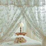 New Summer 2 Layers Mosquito Net for Home Decor with Bracket Princess Palace Bed Curtain Tent for Girls Room