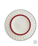 Popxstar  Ceramic Plate Household 8 Inch Flat Plate French Vintage Western Dish Flower Floret Porcelain China Tableware Baking