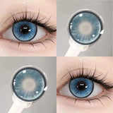 Popxstar  1 Pair Colored Contact Lenses for Eyes Blue Contacts Lenses Nature Eye Gray Pupils Brown Make up Lens Yearly Fast Shiping