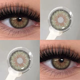 1Pair Cleopatra 2.0 Series Natural Color Contact Lenses for Eyes Brown Lenses Colorcon Lenses Yearly Beautiful Grey Eyes