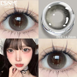 Popxstar  1 Pair New Product Color Contact Lenses with Diopter Myopia Eyes Natural High Quality Brown Contacts Lens Korean Lenses