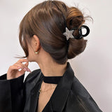 Popxstar Korean Women Lovely Sweet Temperament Five-pointed Star Hair Claws Elegant Hair Clips Hairpins Barrettes Girls Hair Accessories