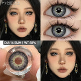 High Quality Gray Brown Beauty Lenses 1Pair NEW Colored Contact Lenses for Eyes Blue Beautiful Pupils Green Eye Contact