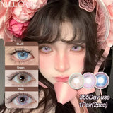 NEW 1 Pair Myopia Lens High Quality Natural Colored Contact Lenses With Diopters for Eyes Makeup Korean Lenses