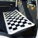New Style Minimalist Checkered Sofa Cushion Comfortable Plush Thick Soft Sofa Cushion Pets Rear Seat Cushion for Vehicles