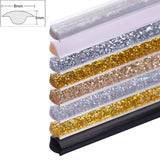 Popxstar 6M/Roll Self-Adhesive Ceramic Tile Gap Tape Edge Strips Kitchen Sink Gap Tape Toilet Stickers Gold Edge Line Decoration Strip