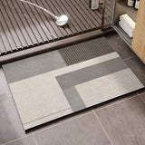 Popxstar Bathroom Carpet Toilet Foot Mats Absorbent Bathroom Mat Diatom Mud Floor Mat Non-Slip Bath Rug Toilet Doormat Quick Drying Rugs