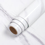 Popxstar Marble Vinyl Film DIY Self Adhesive Wallpaper Bathroom Kitchen Cupboard Countertops Contact Paper PVC Waterproof Wall Stickers