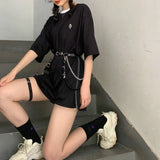 Popxstar Fashion Casual Ladies Hip Hop Rock Belt Ladies Dress Cummerbands Heart Punk Waistband Waist Chain