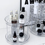 Popxstar Desktop Cosmetic Rack Rotatable Bathroom Shelf Large-capacity Perfume Aromatherapy Skin Care Product Storage Rack Organizer