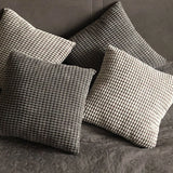 Popxstar Soft Corduroy Corn Grain Home Decorative Cushion Cover 40/45/50/55/60cm Solid Color Throw Pillow Case For Bedroom Sofa Chair Car