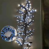 LED Branch Lights Rattan Lights Cherry Blossom Atmosphere Indoor and Outdoor Decorative Styling Lights Bendable Atmosphere Light