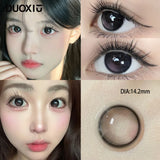 Popxstar   1 Pair Nature Color Eyes Contacts Lenses Myopic Prescription -0.00 to -8.00 Pupils Brown High Quality  Lens Fast Shipping