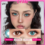 Popxstar Contact Lenses Color Cosmetics Multicontact Eye Contact Lenses Korean Makeup Colored Puipls Cosmetic Natual Lens Gray Lens