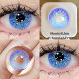 2pcs Diamond Cosplay Nightclub Party Contact Lenses Luxury Softlens 14.2mm