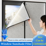 Popxstar Window Glass Shading Film Sun Shade Protector Pad Room Office Sunshine Room Insulation Film Anti UV Sunshade Aluminum Foil