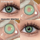 1 Pair contact lenses for eyes color eye contacts brown gray lens beautiful pupils for makeup yearly use