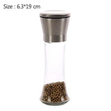 Popxstar  Pepper Grinder Kitchen Storage Tools High Bottle Grinder 304 Stainless Steel Pepper Grinder Pepper Black Pepper Grinder