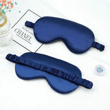 Popxstar Imitated Silk Eye Patch Shading Sleep Eye Eyepatch Soft Blindfold Smooth Eye Mask Sleeping Aid Eyeshade Eye Cover Patch Bandage