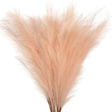 Popxstar  10pcs Fluffy Pampas Grass Artificial Simulation Plant Flowers  for Wedding Boho Bouquet Home Party Decoration Reed Floral Decor