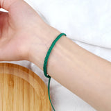 Popxstar Valentines Day Gift New 26 Styles Wax Line Handmade Braided Bracelet Adjustable Couple Bracelet Jewelry Gift for Friend Women Men Bangles
