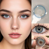 Popxstar NEW Color Contact Lenses for Eyes Cosmetics Blue Contact Lenses Brown High Quality Natural Contact Lenses Gray  Lenses
