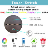 1PC Gaming Experience Cross Button 3D Night Light Touch Colorful LED Light Bedroom Decoration Atmosphere Light