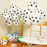Popxstar 20 sets of football latex balloons, football themed birthday party, graduation ceremony decoration balloons