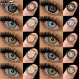 Popxstar 1 Pair Beauty Color Contact Lenses for Eyes Color Lens Eyes Natural Eye Color Lens Blakc Lenses Blue Eye Lens Yearly