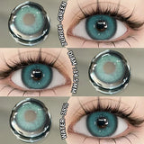 Colored Contact Lenses Natural Soft Cosmetic Brown Eye Lens Gray Pupils Yearly Blue Eye Contact Green Beautiful Pupils